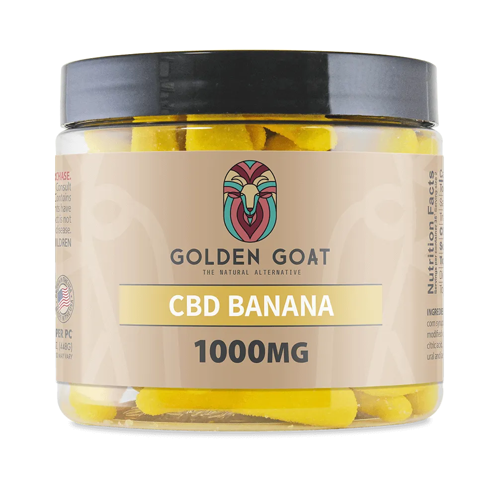 CBD Banana Gummies,1000MG – 16oz
